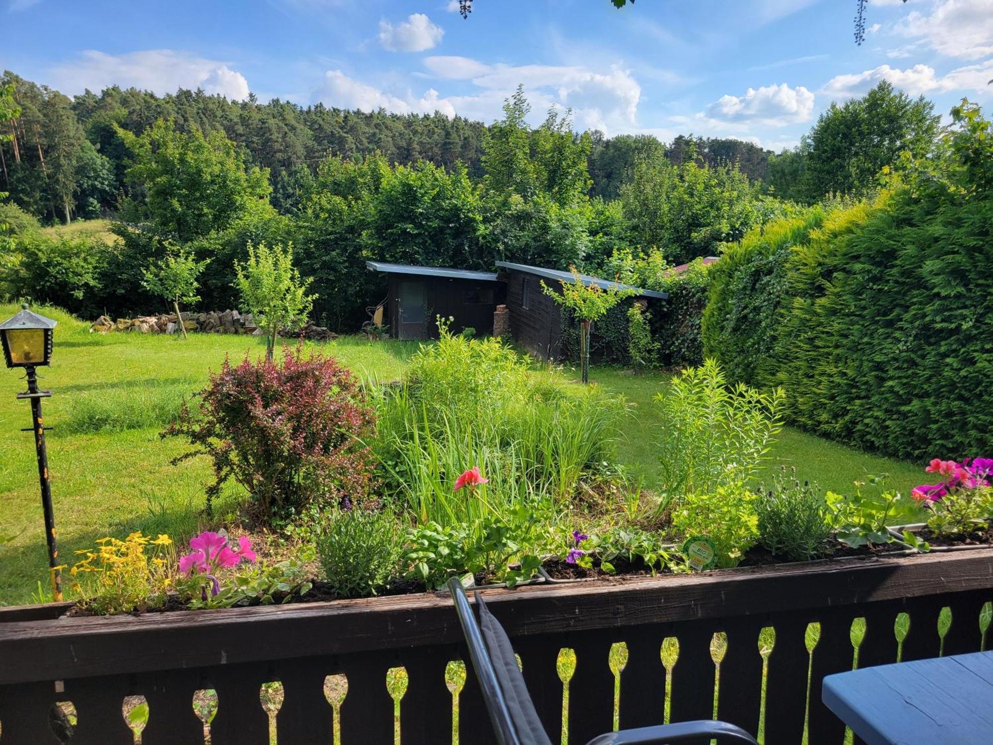 Gemuetliches Ferienhaus Mit Grossem Garten, Ideal Fuer Naturliebhaber Gerhardshofen Zewnętrze zdjęcie